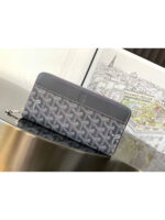 Мужское портмоне Goyard серого цвета, артикул 345261