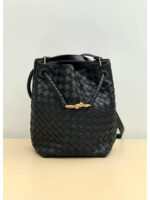 Женская сумка Bottega Veneta чёрного цвета, артикул 345192