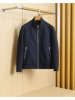 Мужская куртка Zegna чёрного цвета, артикул 346088