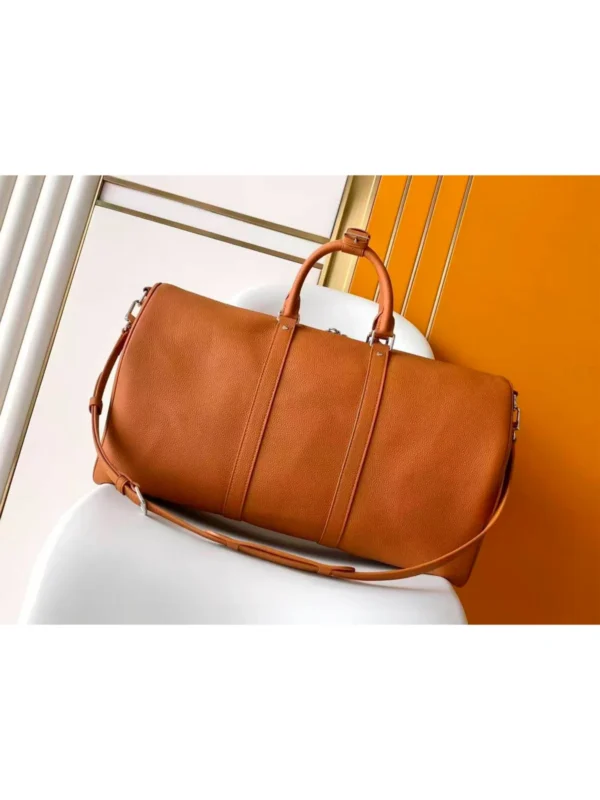 Мужская дорожная сумка Louis Vuitton коричневого цвета, артикул 346474