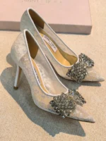 Женские туфли Jimmy Choo белого цвета, артикул 346223 — фото 2