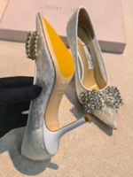 Женские туфли Jimmy Choo белого цвета, артикул 346223 — фото 5