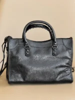 Женская сумка Balenciaga чёрного цвета, артикул 346245 — фото 2
