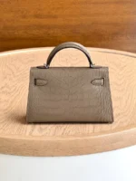 Женская сумка Hermes коричневого цвета, артикул 346246 — фото 3