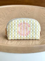 Женская косметичка Louis Vuitton жёлтого цвета, артикул 346248
