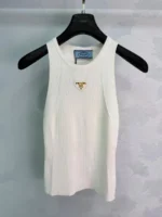 Женская майка Prada белого цвета, артикул 346269