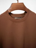 Мужская футболка Loro Piana коричневого цвета, артикул 346300 — фото 3