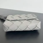 Мужская сумка мессенджер Bottega Veneta серого цвета, артикул 346344 — фото 5