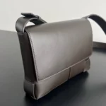 Мужская сумка мессенджер Bottega Veneta коричневого цвета, артикул 346346 — фото 3