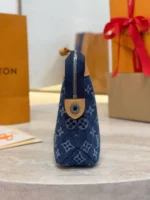 Мужской клатч Louis Vuitton тёмно-синего цвета, артикул 346354 — фото 5