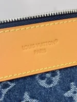 Мужской клатч Louis Vuitton тёмно-синего цвета, артикул 346354 — фото 6