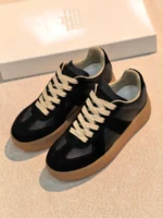 Женские кеды Maison Margiela чёрного цвета, артикул 346380