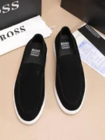 Мужские лоферы Boss чёрного цвета, артикул 346424 — фото 2