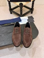Мужские туфли Prada коричневого цвета, артикул 346431 — фото 3