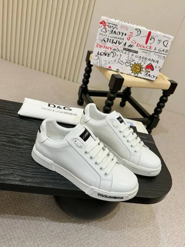 Мужские кеды Dolce Gabbana белого цвета, артикул 346436