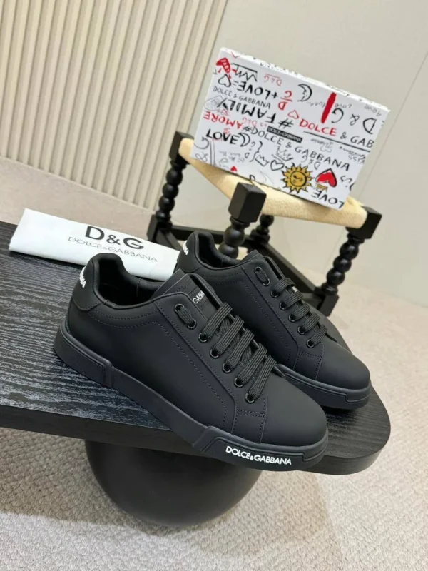 Мужские кеды Dolce Gabbana чёрного цвета, артикул 346437