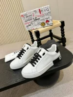 Мужские кеды Dolce Gabbana белого цвета, артикул 346441 — фото 4