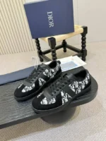 Мужские кеды Dior чёрного цвета, артикул 346444 — фото 3