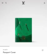 Мужская обложка Louis Vuitton зелёного цвета, артикул 346448 — фото 9