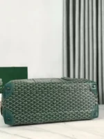 Мужская дорожная сумка Goyard зелёного цвета, артикул 346450 — фото 4