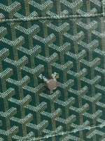 Мужская дорожная сумка Goyard зелёного цвета, артикул 346450 — фото 7