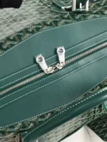 Мужская дорожная сумка Goyard зелёного цвета, артикул 346450 — фото 8