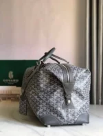 Мужская дорожная сумка Goyard серого цвета, артикул 346451 — фото 4