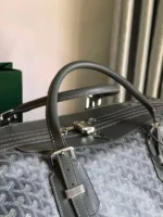 Мужская дорожная сумка Goyard серого цвета, артикул 346451 — фото 5