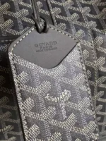 Мужская дорожная сумка Goyard серого цвета, артикул 346451 — фото 6