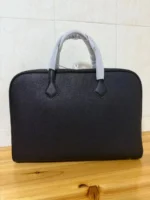 Мужской портфель Hermes чёрного цвета, артикул 346453 — фото 2