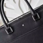 Мужской портфель MONTBLANC чёрного цвета, артикул 346460 — фото 8