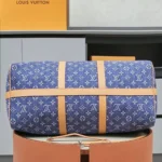 Мужская дорожная сумка Louis Vuitton синего цвета, артикул 346467 — фото 3