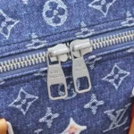 Мужская дорожная сумка Louis Vuitton синего цвета, артикул 346467 — фото 6