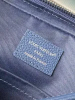 Мужская сумка мессенджер Louis Vuitton синего цвета, артикул 346468 — фото 5