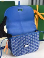 Мужская сумка мессенджер Goyard синего цвета, артикул 346475 — фото 3
