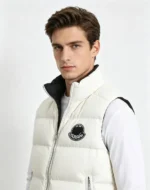 Мужская безрукавка Moncler белого цвета, артикул 346476 — фото 4