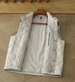 Мужская безрукавка Moncler белого цвета, артикул 346478 — фото 4