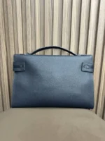 Мужской портфель Loro Piana тёмно-синего цвета, артикул 346507 — фото 2