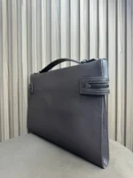 Мужской портфель Loro Piana коричневого цвета, артикул 346511 — фото 3