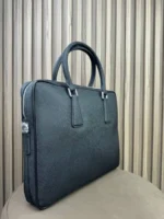 Мужской портфель Prada чёрного цвета, артикул 346523 — фото 3
