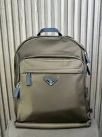 Мужской рюкзак Prada цвета хаки, артикул 346528