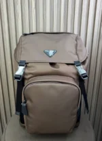 Мужской рюкзак Prada коричневого цвета, артикул 346535