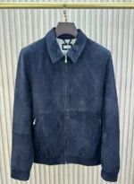 Мужская куртка Brunello Cucinelli тёмно-синего цвета, артикул 346538