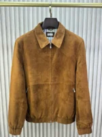 Мужская куртка Brunello Cucinelli коричневого цвета, артикул 346539
