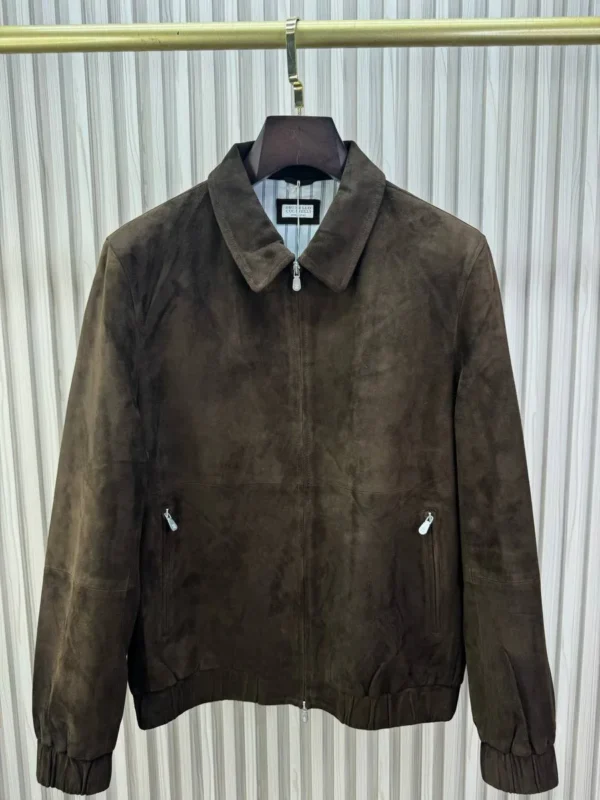 Куртка из натуральной замши BRUNELLO CUCINELLI