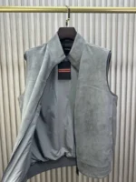 Мужская безрукавка Zegna серого цвета, артикул 346544 — фото 3