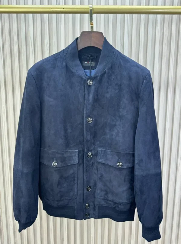Бомбер из натуральной замши KITON