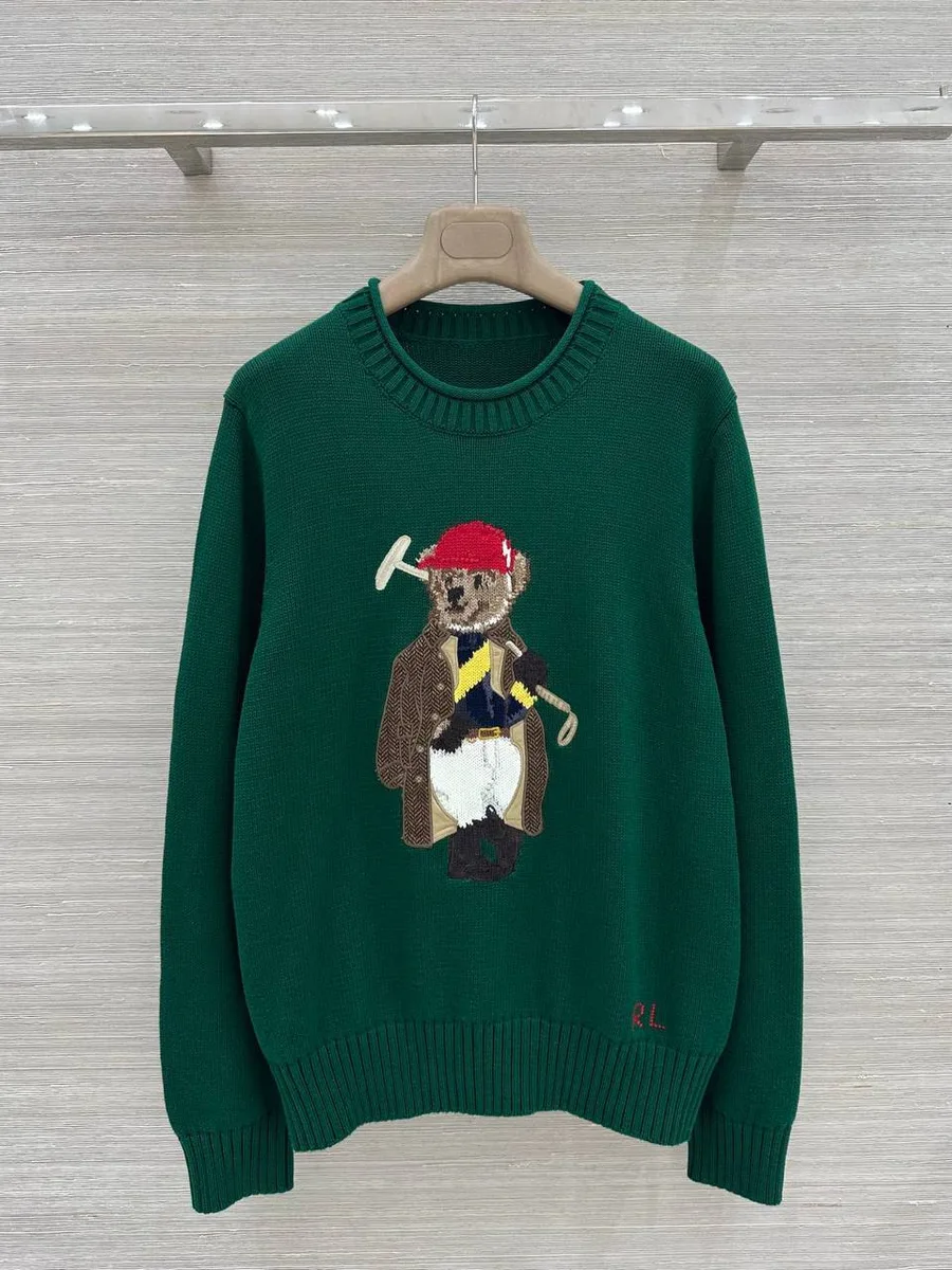 346566_1 Женский свитер Ralph Lauren зелёного цвета, артикул 346566