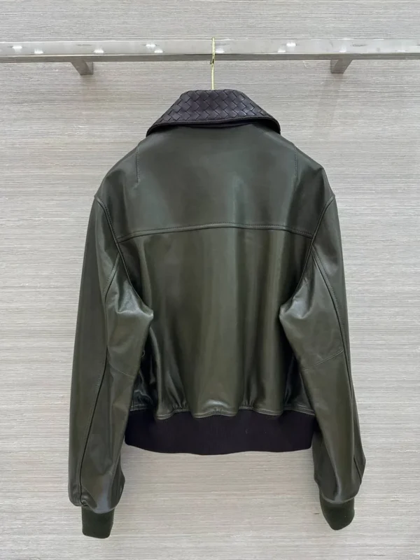 Кожаная куртка BOTTEGA VENETA — фото 2