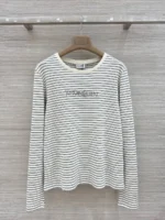 Женский лонгслив Saint Laurent белого цвета, артикул 346591